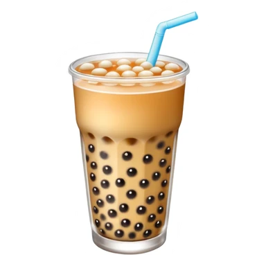 I ❤️ (boba emoji) sticker