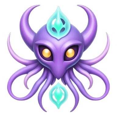 Abstract Ghastly-Genesect-Lunala-ET-hybrid-fantasy-creature sticker