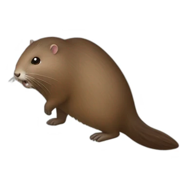 elongated muskrat sticker