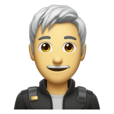 Persona con mascara de starwors sticker