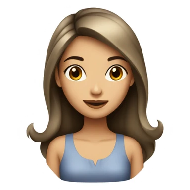 fair-tan-skin-elegant-girl-in-dark-hair sticker