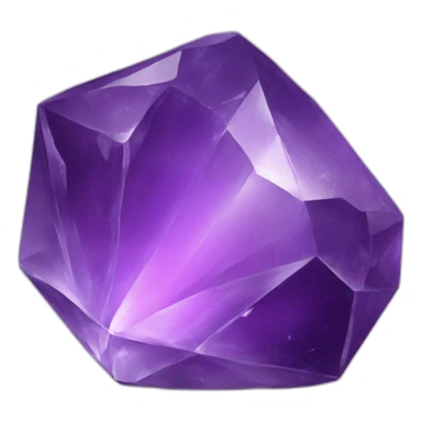 amethyst crystal sticker