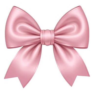 Cute light pink bow  sticker