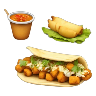 indian street food sticker