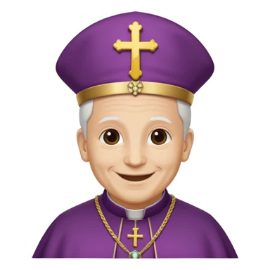 Make me a archbishop zucchheto sticker