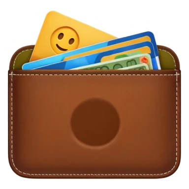 open wallet emoji style sticker