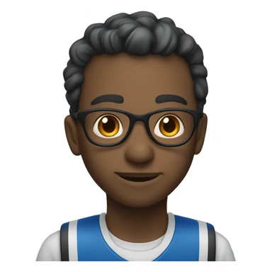 Coração azul roial  sticker