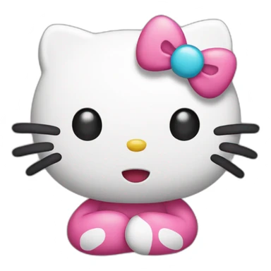 Hello Kitty disliking sticker
