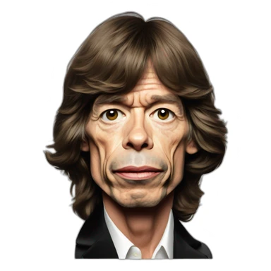 Mick Jagger 1967 sticker