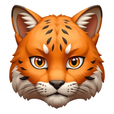 big bobcat with its body sticker