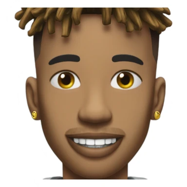 NLE choppa avec grillz  sticker