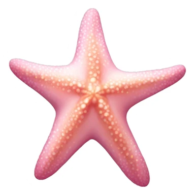 light pink starfish sticker