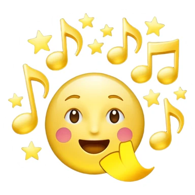 singing notes become stars sticker