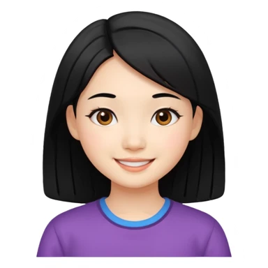 Cute Asian Girl sticker