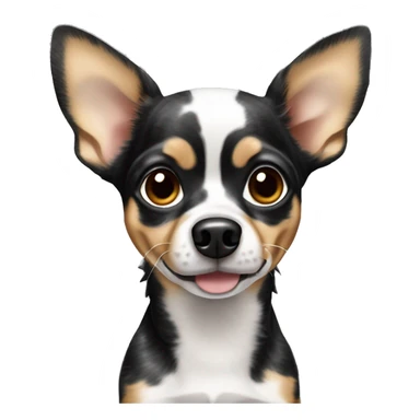 Chihuahua Black merle  sticker