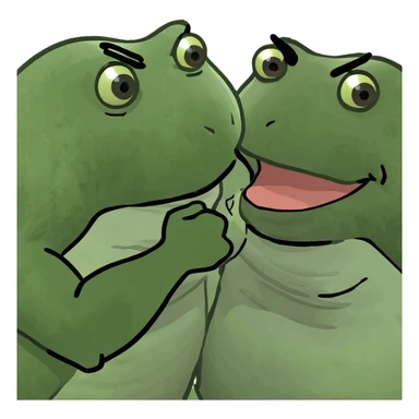 bufo punched another bufo sticker