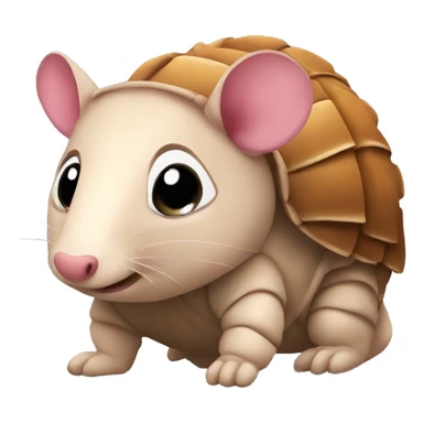 cute armadillo sticker