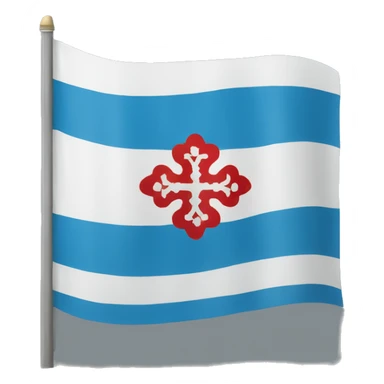 Galician flag sticker