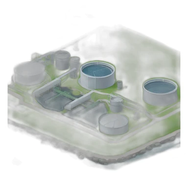 sewage-treatment plant sticker