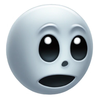 Black Ghost face sticker