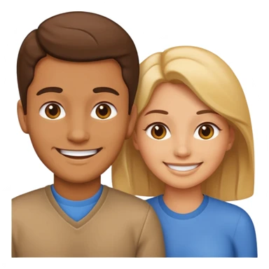 gender man and women logo emoji sticker