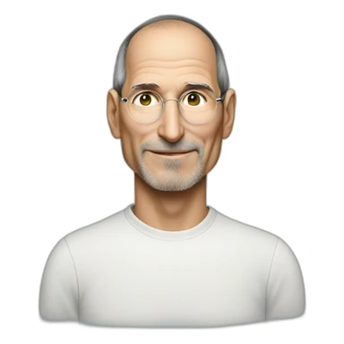 steve jobs in his 60s sticker