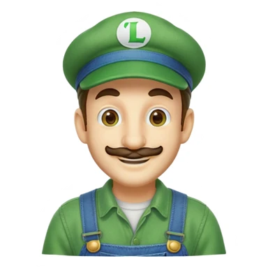 Luigi from Mario Bros sticker