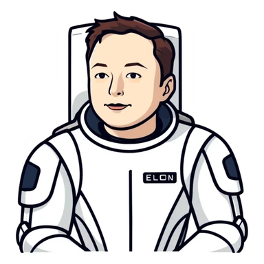 elon musk  sticker
