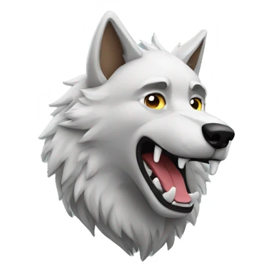 Boris the wolf sticker