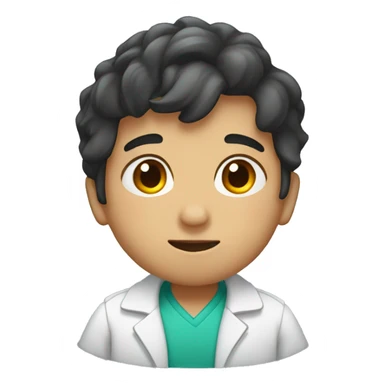 Niño enfermo sticker