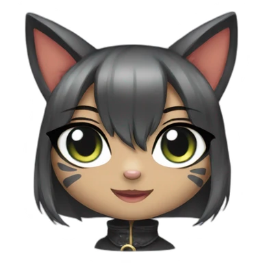saphyrre Neko girl sticker