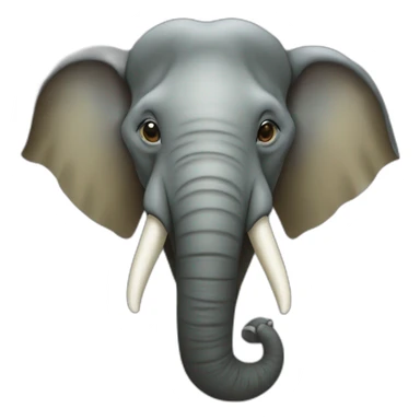 Borneo Pygmy Elephant head sticker