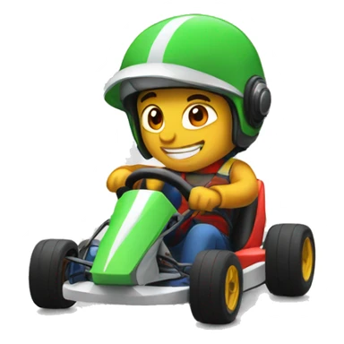 A cool kart sticker