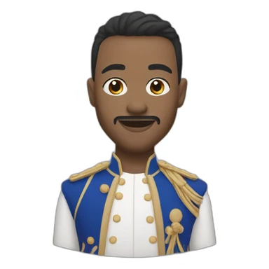 Henry from red white and royal blue sticker