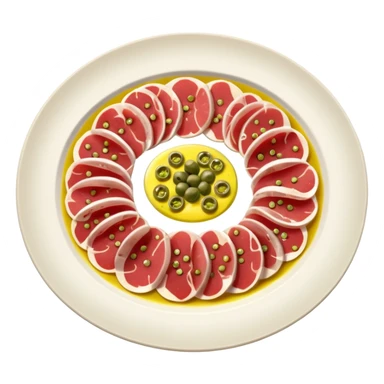 meat carpaccio sticker