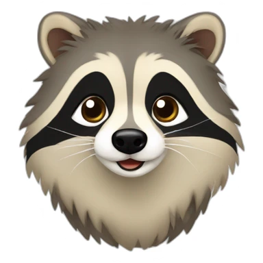 raccoon dog sticker