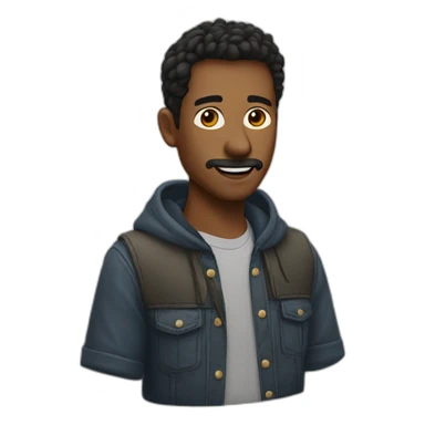 Vova love man sticker