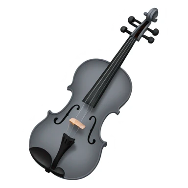 grey violin sticker