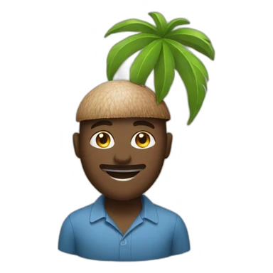 Coconut customer advisor sticker