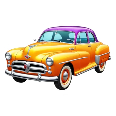 classic cars sticker