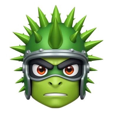 The spike villain from mario sticker