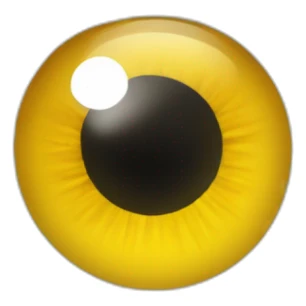 un oeil vivant sur patte sticker