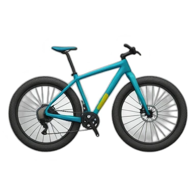 Tired MTB cyclist sticker