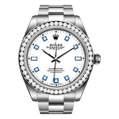 rolex wysadzany diamentami sticker