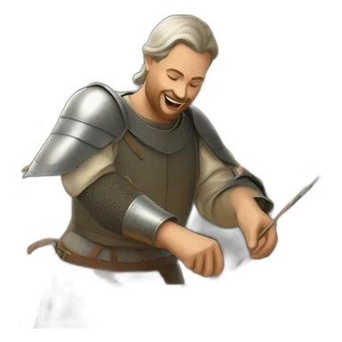 medieval Festival Organizer in action, organizing sticker