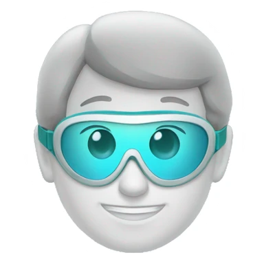 goggles for laboratory sticker