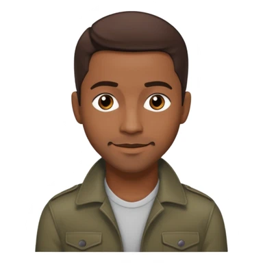 Keith Robinson, Actor/R&B Singer with dark brown hair sticker