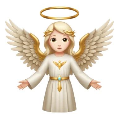 Biblically accurate Angel seraphim sticker