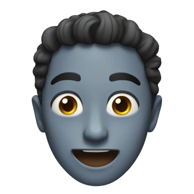 Yeah sure face  sticker