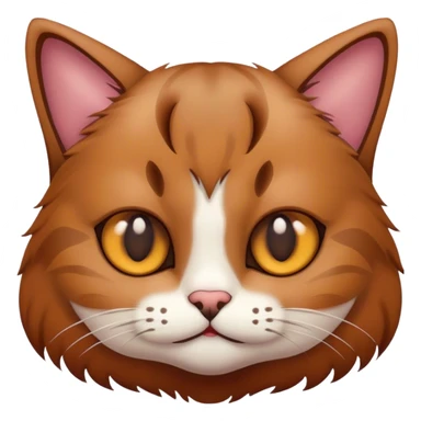 A cat wharing poop sticker